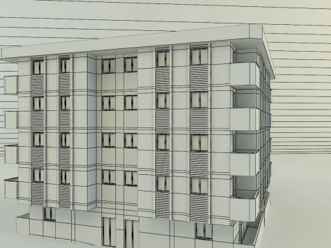 3d building 584 3D Model