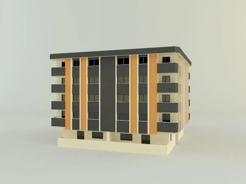 3d building 584 3D Model