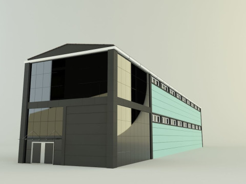 3d building 586 3D Model