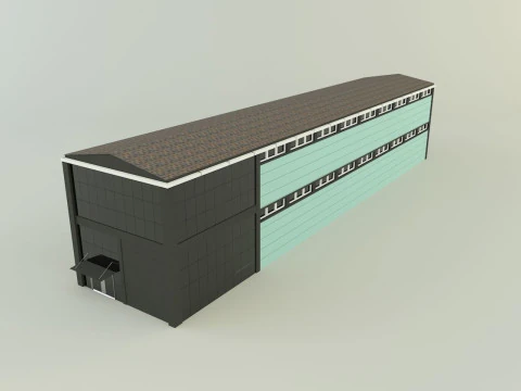 3d building 586 3D Model