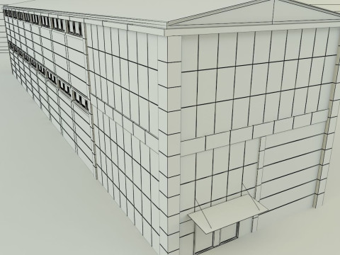 3d building 586 3D Модель