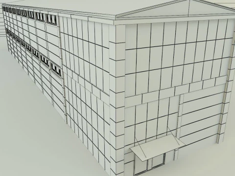 3d building 586 3D Model