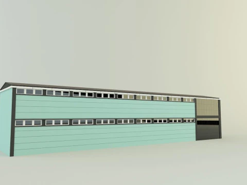 3d building 586 3D Model