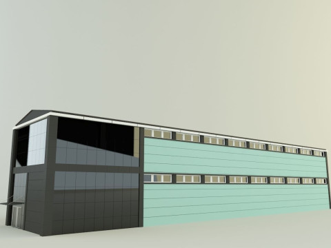 3d building 586 3D Модель