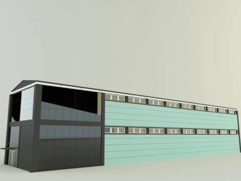3d building 586 3D Model