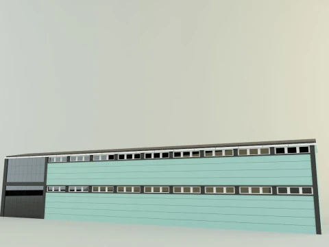 3d building 586 3D Model