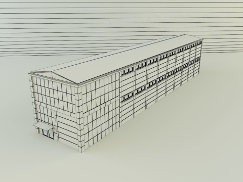 3d building 586 3D Модель