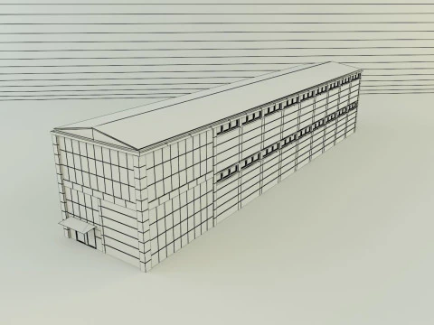 3d building 586 3D Model