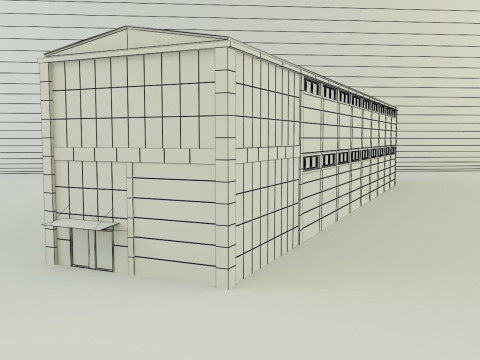 3d building 586 3D Модель