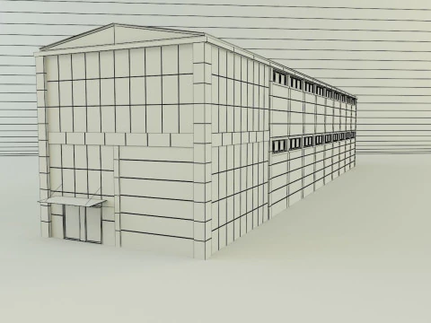 3d building 586 3D Model