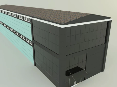 3d building 586 3D Model