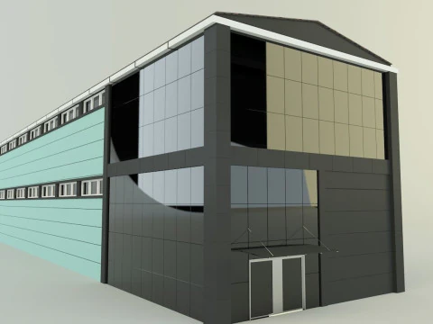 3d building 586 3D Model