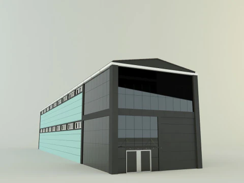 3d building 586 3D Model