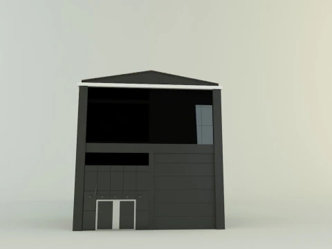 3d building 586 3D Model