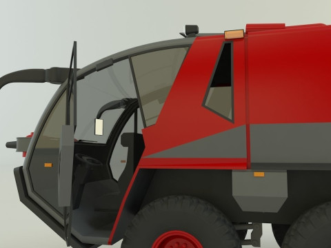 Airport fire truck 3D 模型