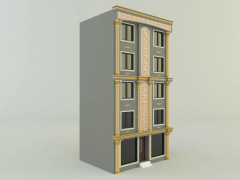 Building 582 classic 3D Model