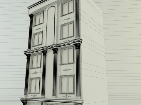 Building 582 classic 3D Model