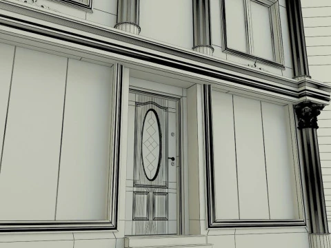 Building 582 classic 3D Model