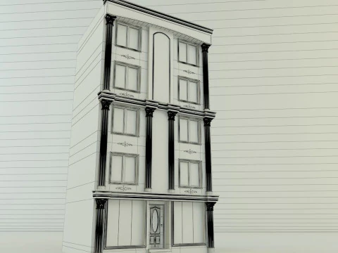 Building 582 classic 3D Model