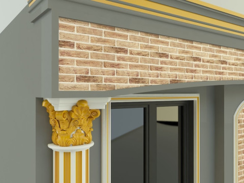 Building 582 classic 3D 모델