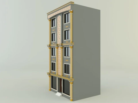 Building 582 classic 3D Model