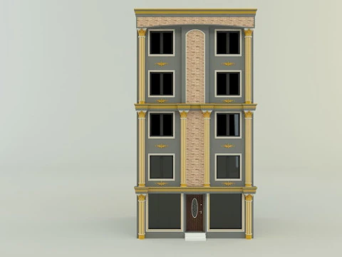 Building 582 classic 3D Model