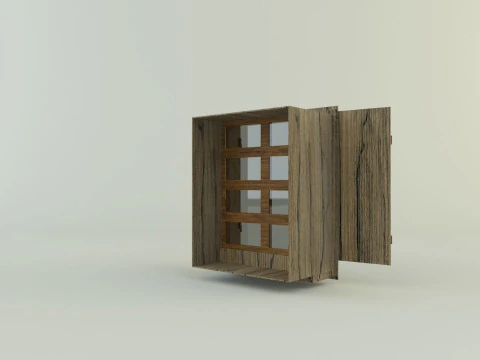 Building doors glass models various models 3D Model