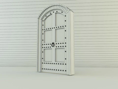 Building doors glass models various models 3D Model
