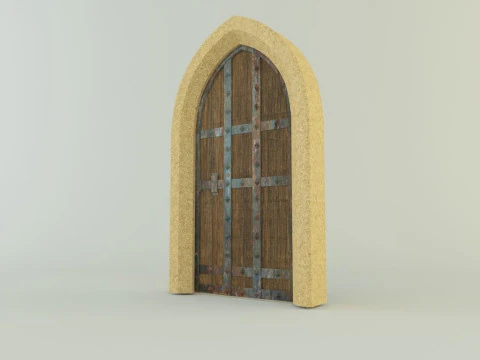 Building doors glass models various models 3D Model