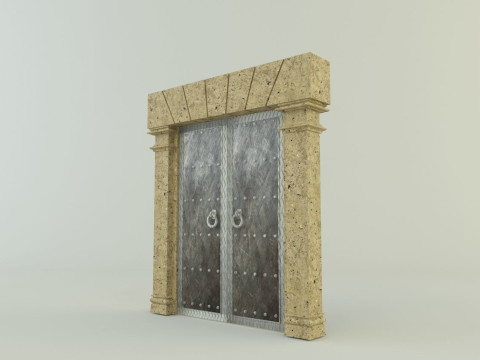 Building doors glass models various models 3Dモデル
