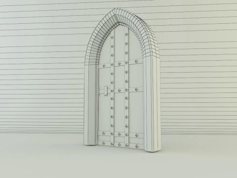 Building doors glass models various models 3D Model