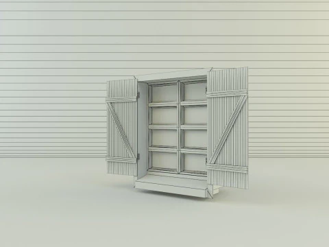 Building doors glass models various models 3D Model