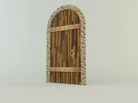 Building doors glass models various models 3D Model