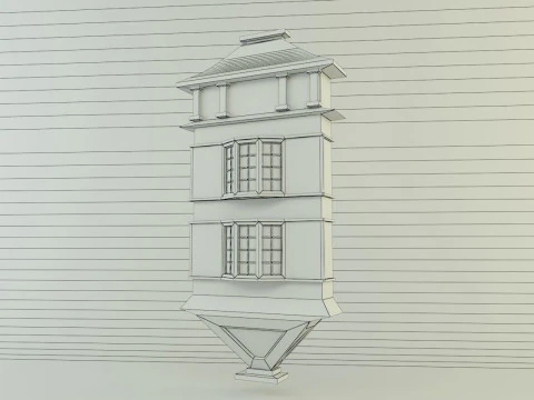 Building doors glass models various models 3D Model