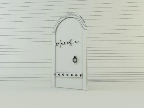 Building doors glass models various models 3D Model