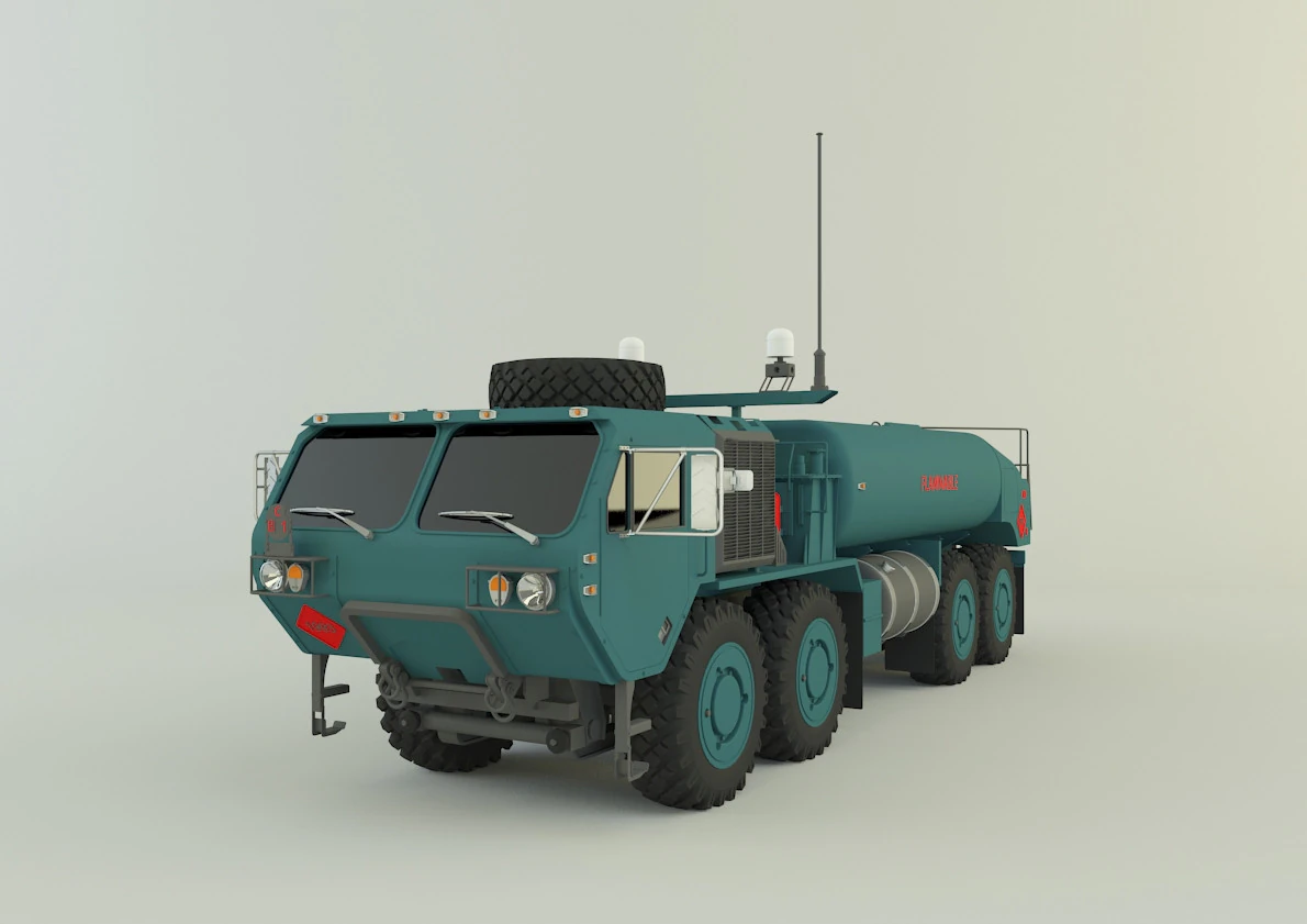 ASSY HEMTT A4 tanker 3D Model .c4d .max .obj .3ds .fbx .stl .blend