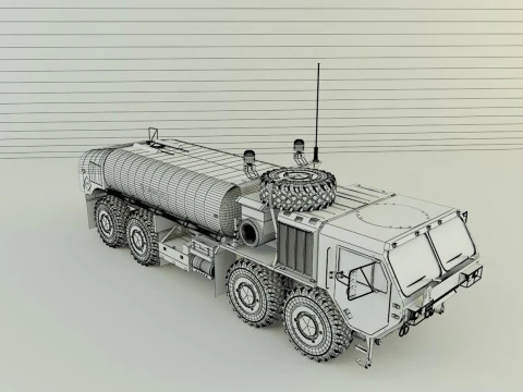 ASSY HEMTT A4 tanker 3D Model