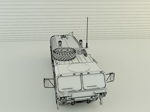 ASSY HEMTT A4 tanker 3D Модель