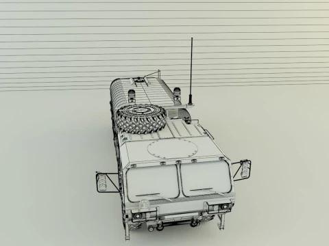 ASSY HEMTT A4 tanker 3D Model