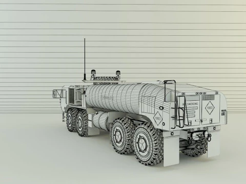 ASSY HEMTT A4 tanker 3D Model