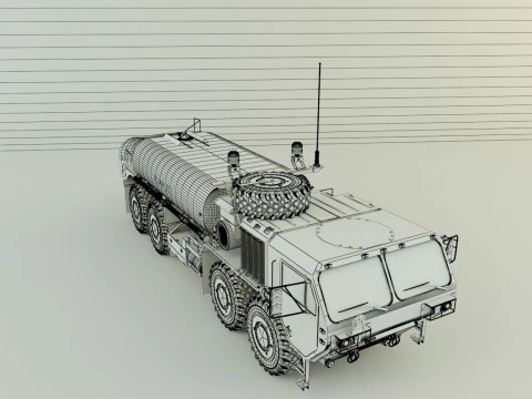 ASSY HEMTT A4 tanker 3D Model