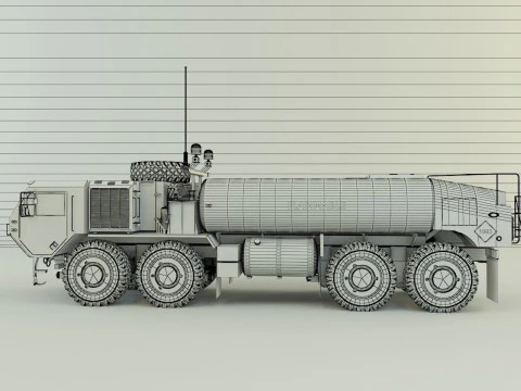 ASSY HEMTT A4 tanker 3D Model