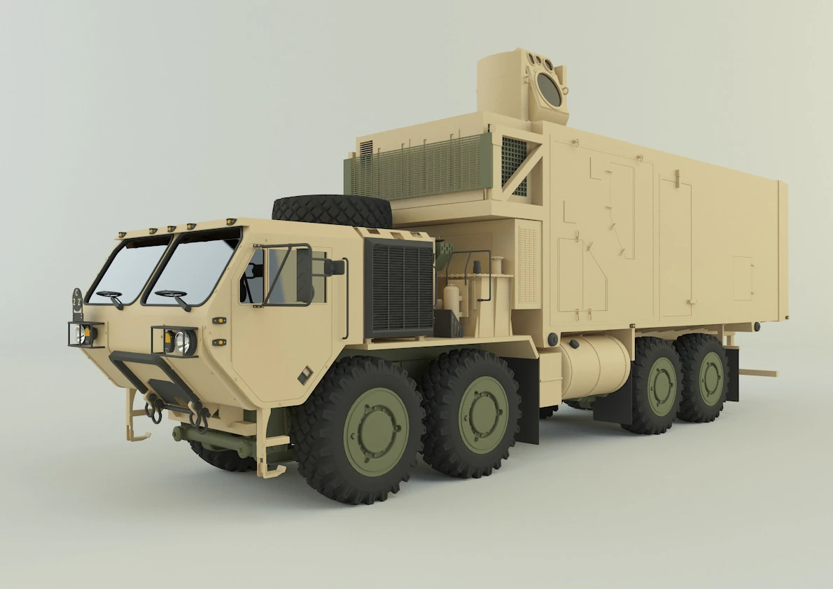 ASSY HEMTT A4 WITH LASER 3D Model .c4d .max .obj .3ds .fbx .stl .blend 