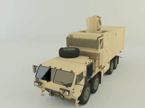 ASSY HEMTT A4 WITH LASER 3D Model