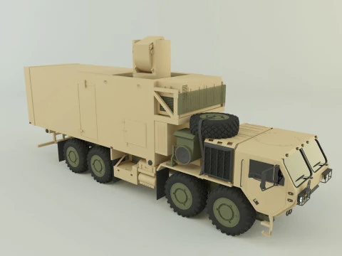ASSY HEMTT A4 WITH LASER 3D Model