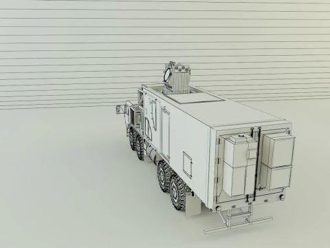 ASSY HEMTT A4 WITH LASER 3D Model