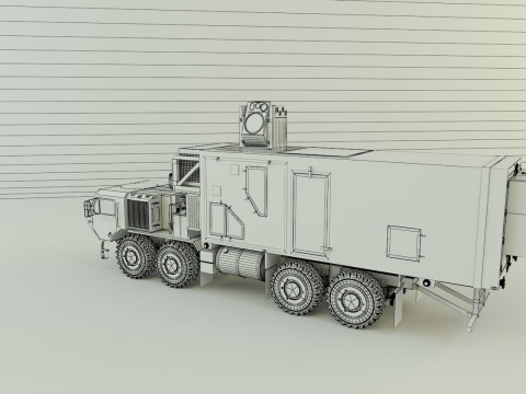 ASSY HEMTT A4 WITH LASER Model 3D
