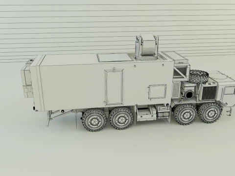 ASSY HEMTT A4 WITH LASER 3D Model