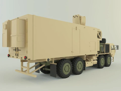 ASSY HEMTT A4 WITH LASER 3D Model