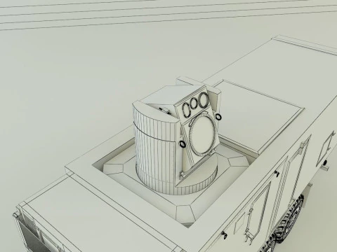 ASSY HEMTT A4 WITH LASER 3D Model